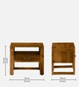 Avian Sheesham Wood Dresser In Scratch Resistant Rustic Teak Finish