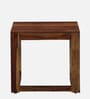 Avian Sheesham Wood End Table In Scratch Resistant Provincial Teak Finish