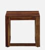Avian Sheesham Wood End Table In Scratch Resistant Provincial Teak Finish