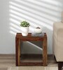 Avian Sheesham Wood End Table In Scratch Resistant Provincial Teak Finish