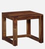 Avian Sheesham Wood End Table In Scratch Resistant Provincial Teak Finish