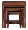 Avian Sheesham Wood Nest Of Tables In Scratch Resistant Provincial Teak Finish