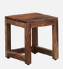 Avian Sheesham Wood Nest Of Tables In Scratch Resistant Rustic Teak Finish