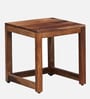 Avian Sheesham Wood Nest Of Tables In Scratch Resistant Rustic Teak Finish