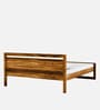 Avian Sheesham Wood Queen Size Bed In Scratch Resistant Rustic Teak Finish