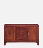 Avian Sheesham Wood Sideboard In Scratch Resistant Honey Oak Finish