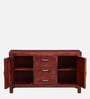 Avian Sheesham Wood Sideboard In Scratch Resistant Honey Oak Finish