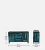 Avian Sheesham Wood Sideboard In Scratch Resistant Ocean Blue Finish