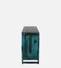 Avian Sheesham Wood Sideboard In Scratch Resistant Ocean Blue Finish