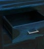 Avian Sheesham Wood Sideboard In Scratch Resistant Ocean Blue Finish