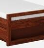 Avian Sheesham Wood Single Bed In Scratch Resistant Provincial Teak Finish With Drawer Storage