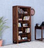 Avian Sheesham Wood Tall Bookshelf In Provincial Teak Finish