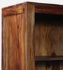Avian Sheesham Wood Tall Bookshelf In Provincial Teak Finish