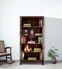 Avian Sheesham Wood Tall Bookshelf In Provincial Teak Finish