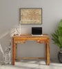 Avian Sheesham Wood Writing Table In Scratch Resistant Rustic Teak Finish