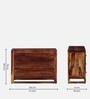 Avian Sheesham Wood Chest Of Drawers In Scratch Resistant Provincial Teak Finish