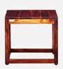 Avian Sheesham Wood End Table In Scratch Resistant Honey Oak  Finish