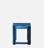Avian Sheesham Wood Nesting Coffee Table Set in Ocean Blue Finish With Stools