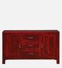 Avian Sheesham Wood Sideboard In Spicy Red Finish
