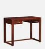 Avian Sheesham Wood Writing Table In Scratch Resistant Honey Oak Finish