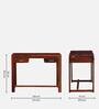 Avian Sheesham Wood Writing Table In Scratch Resistant Honey Oak Finish