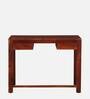 Avian Sheesham Wood Writing Table In Scratch Resistant Honey Oak Finish