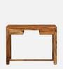 Avian Sheesham Wood Writing Table In Scratch Resistant Rustic Teak Finish