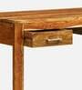 Avian Sheesham Wood Writing Table In Scratch Resistant Rustic Teak Finish