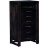 Avian Tall Sheesham Wood Chest Of Drawer in Warm Chestnut Finish