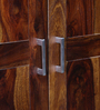 Avian Sheesham Wood Wardrobe in Provincial Teak Finish