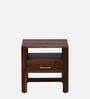 Avian Z Sheesham Wood Bedside Table In Scratch Resistant Provincial Teak Finish With Drawer