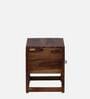 Avian Z Sheesham Wood Bedside Table In Scratch Resistant Provincial Teak Finish With Drawer