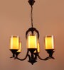 Rhombus Brown Metal Shaded Chandelier