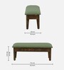 Avilys Sheesham Wood 6 Seater Dining Set In Provincial Teak Finish With Bench