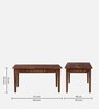 Avilys Sheesham Wood 6 Seater Dining Set In Provincial Teak Finish With Bench