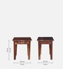 Avilys Sheesham Wood Bedside Table In Provincial Teak Finish