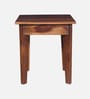 Avilys Sheesham Wood Bedside Table In Provincial Teak Finish