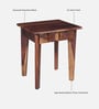 Avilys Sheesham Wood Bedside Table In Provincial Teak Finish