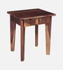 Avilys Sheesham Wood Bedside Table In Provincial Teak Finish