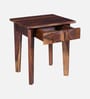 Avilys Sheesham Wood Bedside Table In Provincial Teak Finish