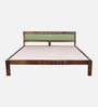 Avilys Sheesham Wood King Size Bed In Provincial Teak Finish