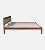 Avilys Sheesham Wood King Size Bed In Provincial Teak Finish