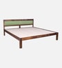 Avilys Sheesham Wood King Size Bed In Provincial Teak Finish