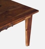 Avilys Sheesham Wood Nesting Coffee Table Set in Provincial Teak Finish With 2 Stools