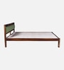 Avilys Sheesham Wood Queen Size Bed In Provincial Teak Finish