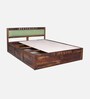 Avilys Sheesham Wood Queen Size Bed In Provincial Teak Finish With Box Storage Avilys Sheesham Wood Queen Size Bed In Provincial Teak Finish With Box Storage