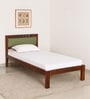 Avilys Sheesham Wood Single Bed In Provincial Teak Finish