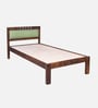 Avilys Sheesham Wood Single Bed In Provincial Teak Finish
