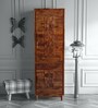 Avilys Solid Wood 1 Door Wardrobe in Provincial Teak Finish