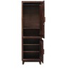 Avilys Solid Wood 1 Door Wardrobe in Provincial Teak Finish